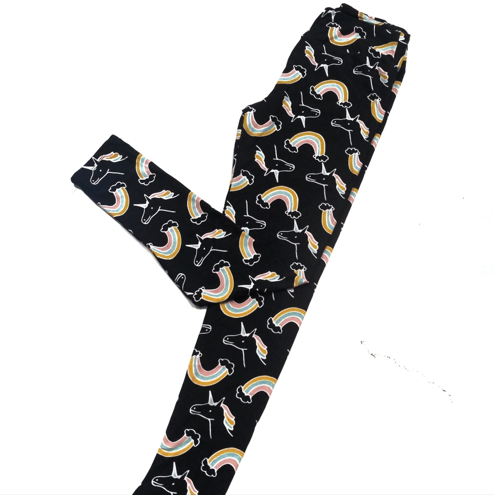 Fun Unicorn Print LuLaRoe Leggings - One Size